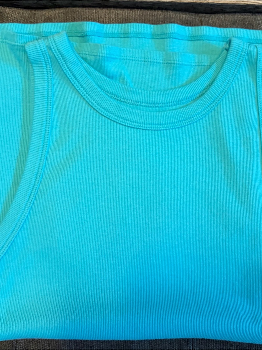 a new day Turquoise Tank Top - Bright Aqua Blue
